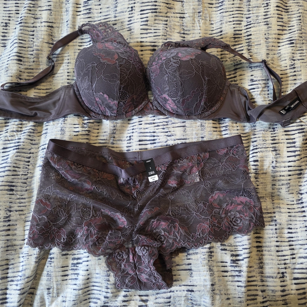 Torrid Brown Lace Bra Intimates